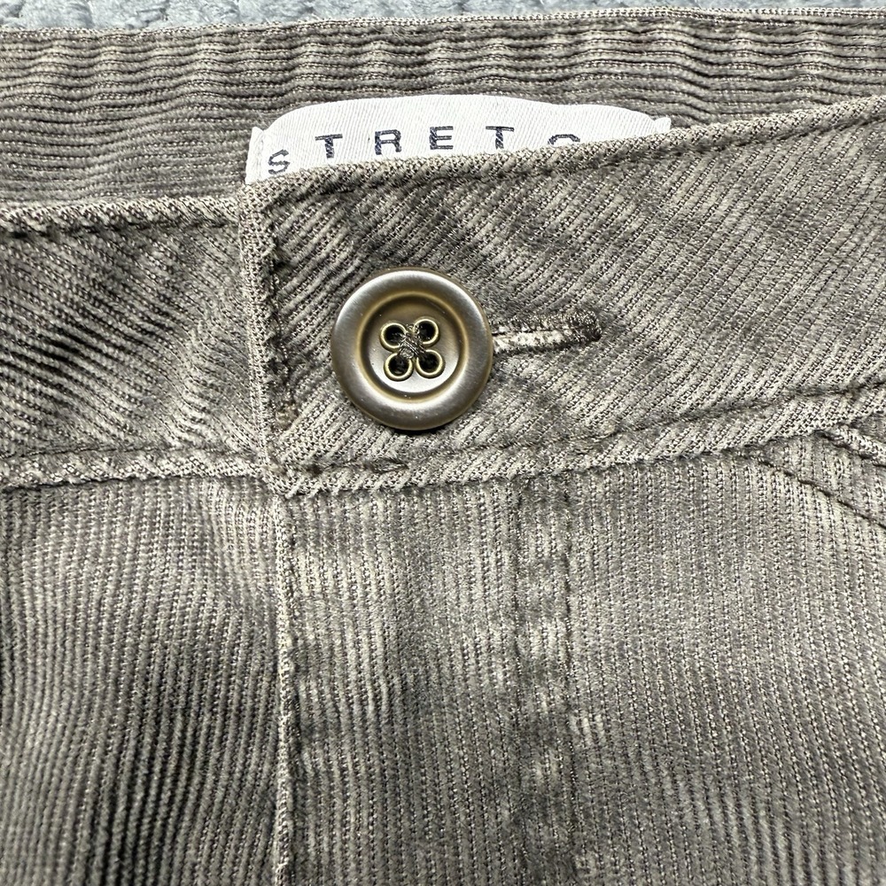 VTG Gap Corduroy Skirt 26" Brown Stretch Button Zip Academia Preppy 2005 - Picture 3 of 9